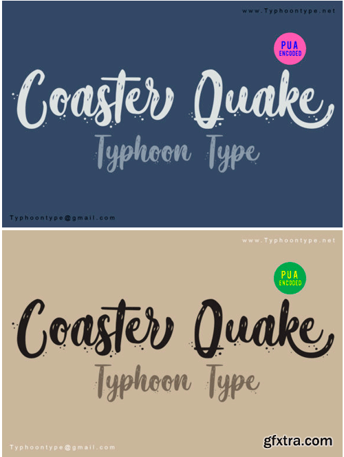 Coaster Quake Font