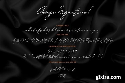 George Signature Classy Font