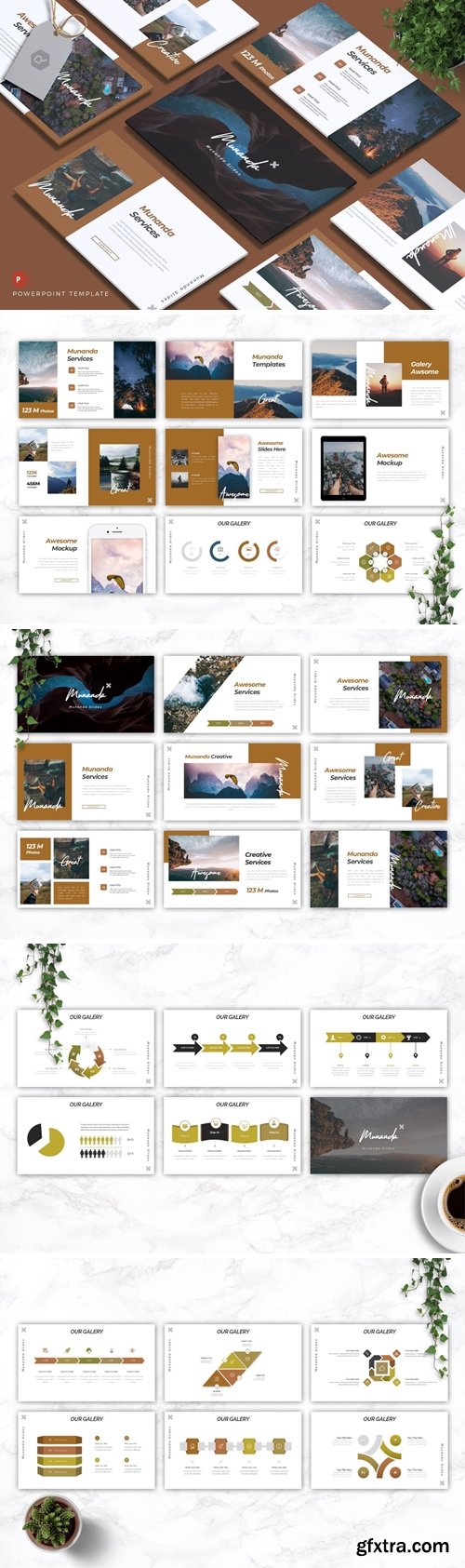 MUNANDA - Creative Powerpoint, Keynote and Google Slides Templates