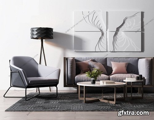 Modern Living Room Set 23