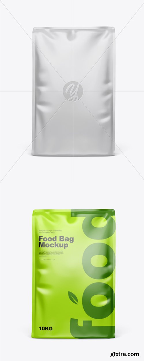 Glossy Food Bag Mockup 41697