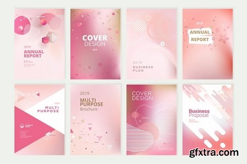 Beauty brochure, annual report, cover designs