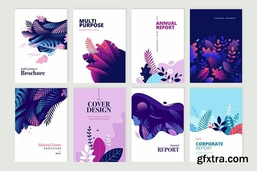 Beauty brochure, annual report, cover designs