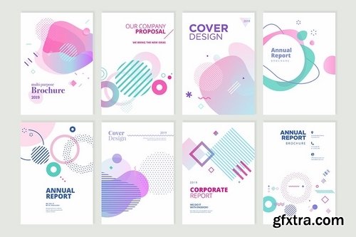 Beauty brochure, annual report, cover designs