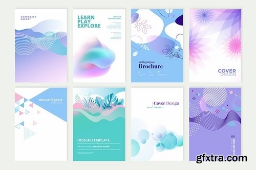 Beauty brochure, annual report, cover designs