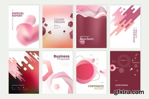 Beauty brochure, annual report, cover designs