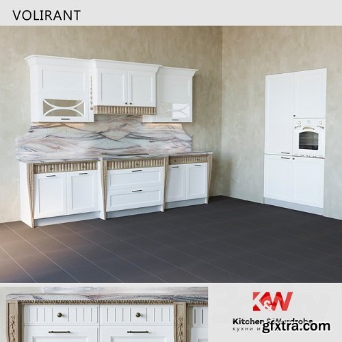 Kitchen Volirant 3d model