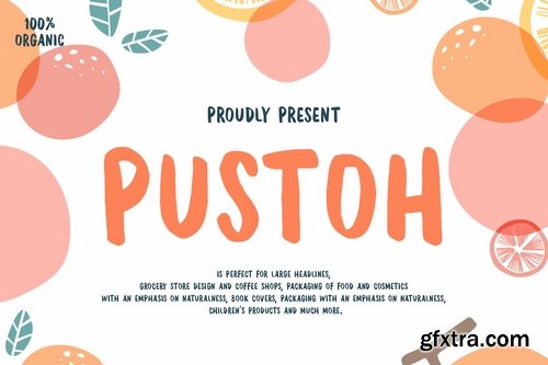 Pustoh font