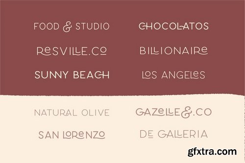 CM - Carose Sans- 6 Elegant Typeface 3892884