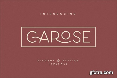 CM - Carose Sans- 6 Elegant Typeface 3892884