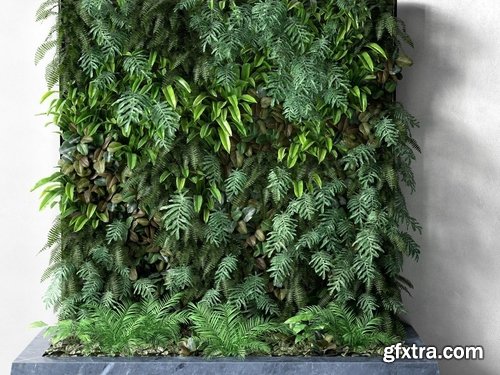 Cgtrader - Vertical Garden 1 3D model