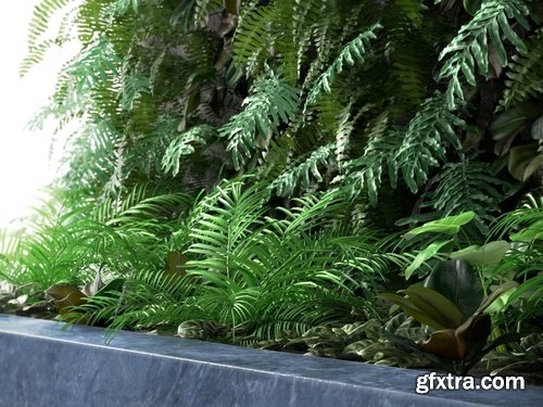 Cgtrader - Vertical Garden 1 3D model