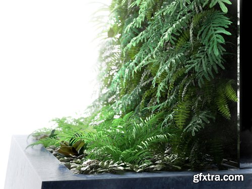 Cgtrader - Vertical Garden 1 3D model