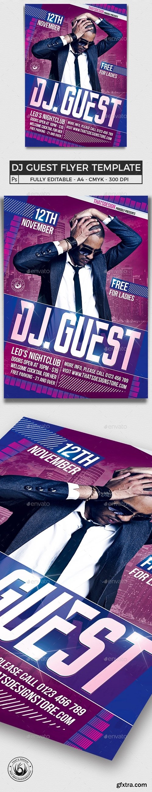 GraphicRiver - Dj Guest Flyer Template V1 7830858