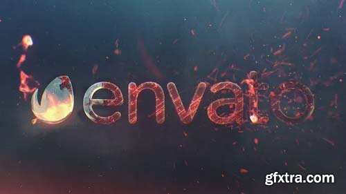 Videohive - Burn Logo Reveal - 22408582