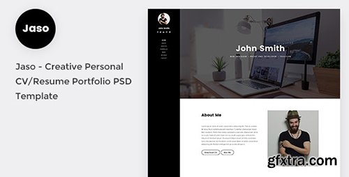 Themeforest - Jaso - Creative Personal CV/Resume Portfolio PSD Template 20503101