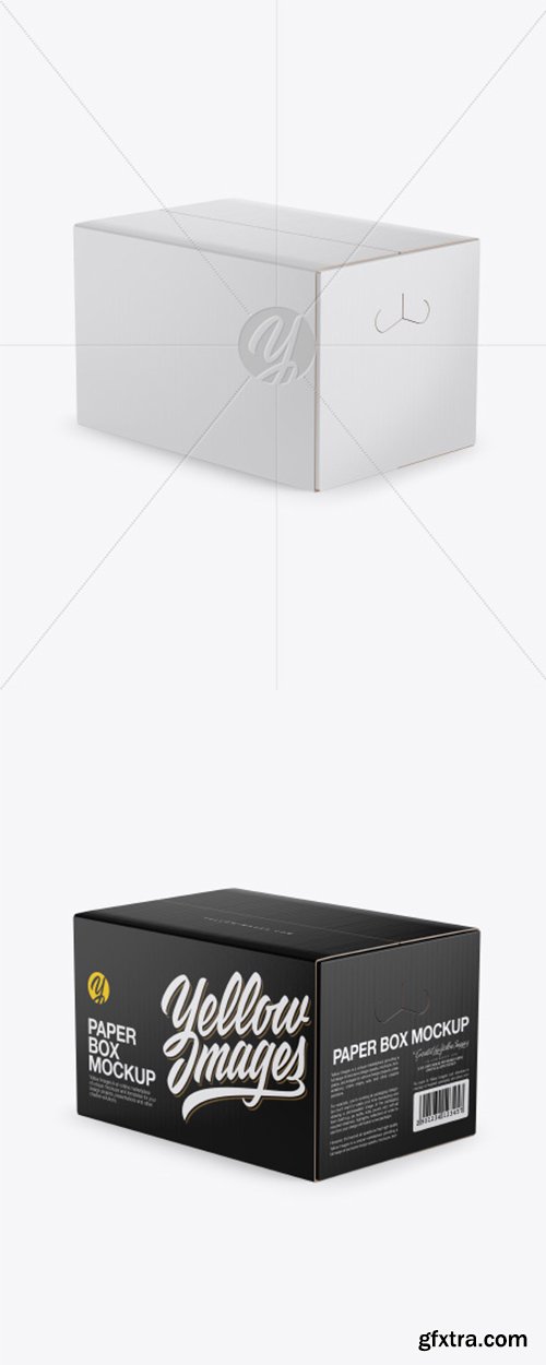 Paper Box Mockup 43234