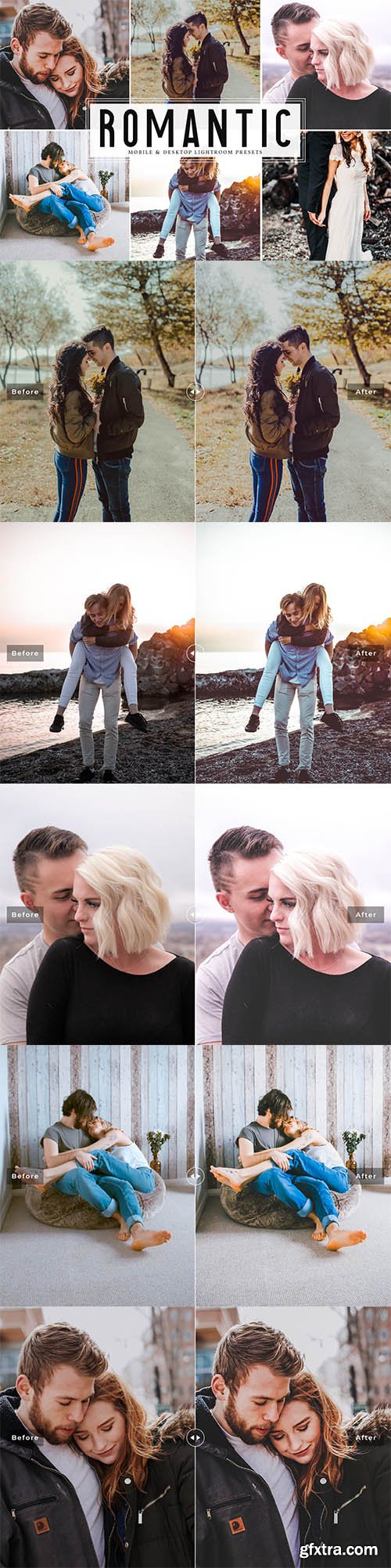 Romantic Mobile & Desktop Lightroom Presets