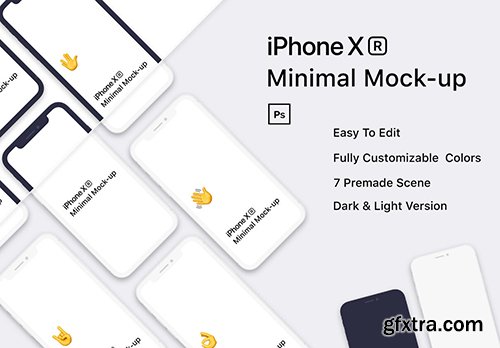 iPhone Xr Minimal Mock-up