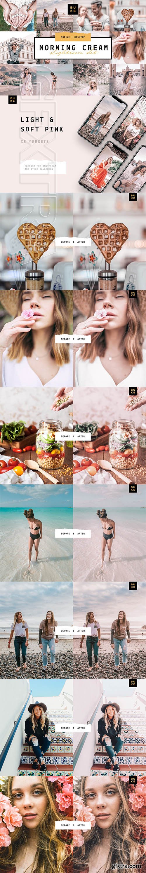 CreativeMarket - 5 Pastel Creamy Presets Bundle 3865266