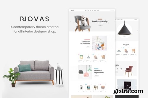 ThemeForest - Novas | Furniture Store and Handmade Shop PSD Template 22794519