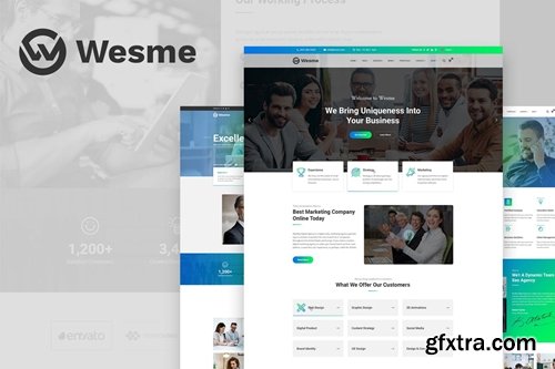 ThemeForest - Wesme | Consulting Services & Corporate PSD Template 23832525