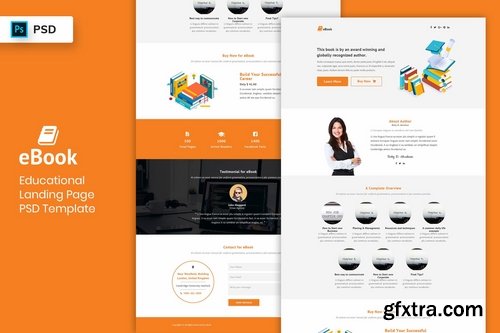 Ebook - Landing Page PSD Template-02