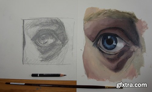 Anatomy of a Portrait: Drawing and Painting an Eye