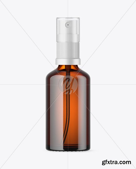 Amber Spray Bottle Mockup 45629