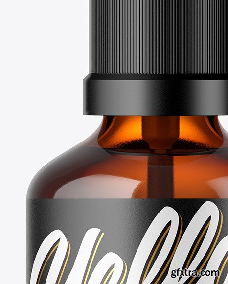 Amber Spray Bottle Mockup 45629