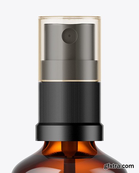 Amber Spray Bottle Mockup 45629