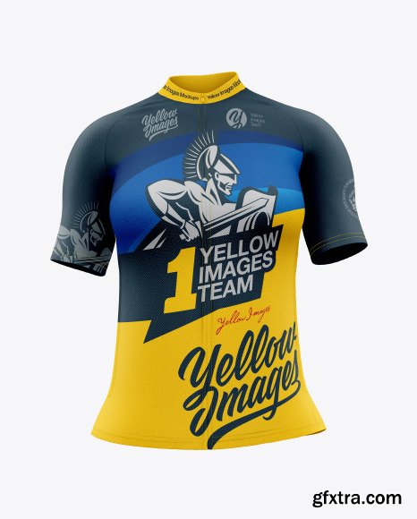 Women`s Cycling Jersey Mockup 45578