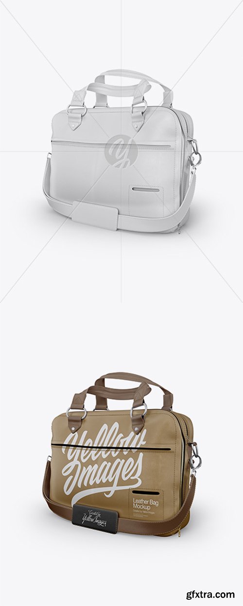 Leather Bag Mockup - Half Side View 20466