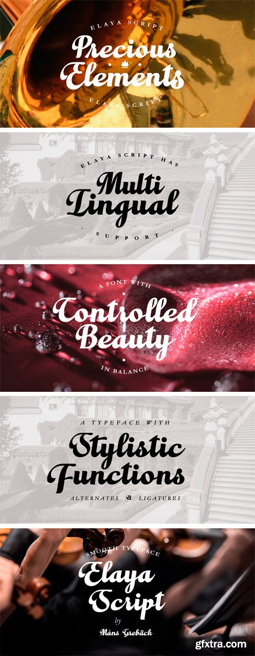 Elaya Script Font