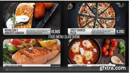 Food Menu Slideshow - After Effects 241622