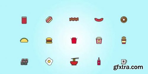 Food Icons Pack_2 - After Effects 241592