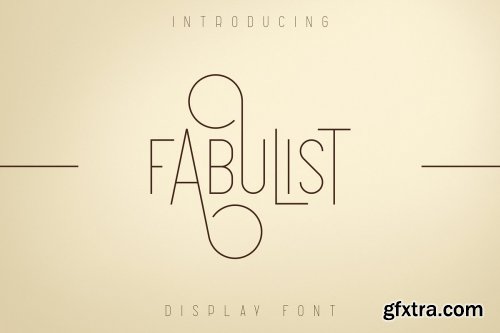 CreativeMarket - Fabulist - Display font 3811742