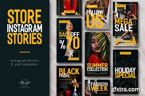 CreativeMarket - Fashion Instagram Stories Template 3829057