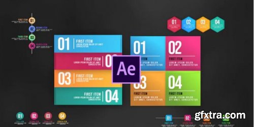 Infographic Animated Lists V3 - After Effects 243699