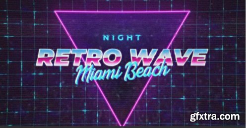 Retro Wave Intro #1 - After Effects 244484