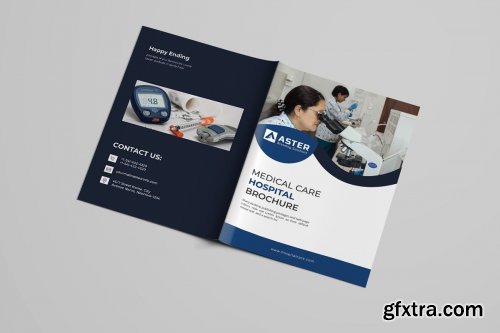 CreativeMarket - Medical Bi-Fold Brochure Template 3188263