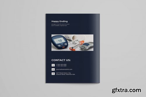 CreativeMarket - Medical Bi-Fold Brochure Template 3188263