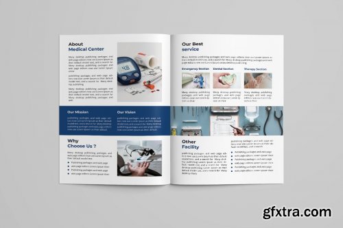 CreativeMarket - Medical Bi-Fold Brochure Template 3188263