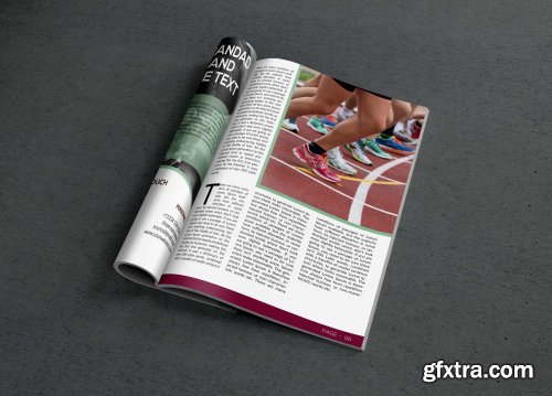 Sports Magazine Template