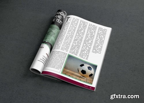 Sports Magazine Template