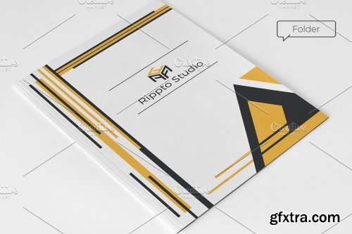 CreativeMarket - Brand Identity Stationery Template 3811855