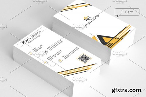 CreativeMarket - Brand Identity Stationery Template 3811855