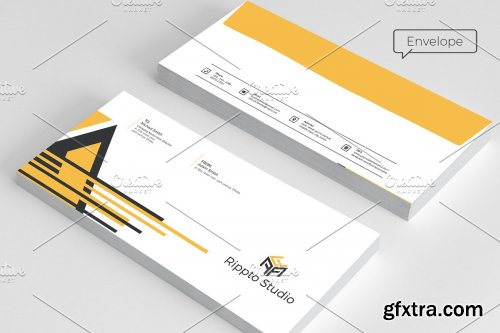 CreativeMarket - Brand Identity Stationery Template 3811855