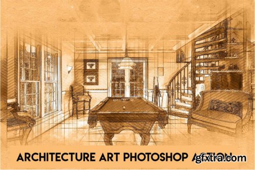 Architecture Art Photoshop Action