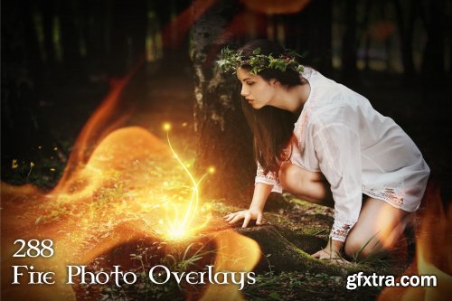 580+ Fire Photo Overlays Pack